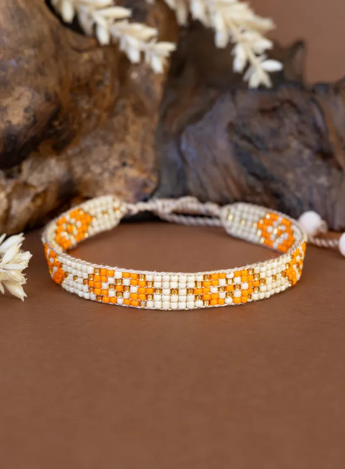 Luxusní náramek z japonských korálků miyuki | PachaMama.cz