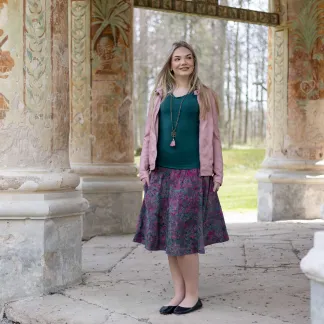 Sukně midi Dragon Queen  | PachaMama.cz