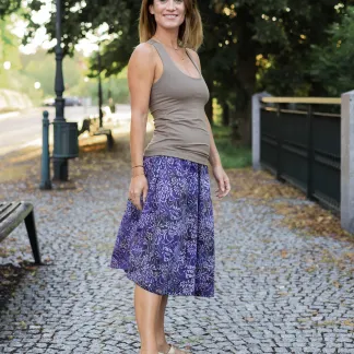 Sukně midi Plum Caroll Queen | PachaMama.cz