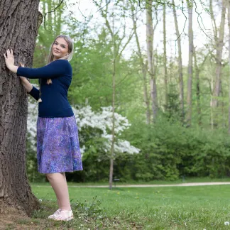 Sukně midi Violeta Queen | PachaMama.cz