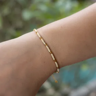 Minimalistický korálkový náramek | PachaMama.cz