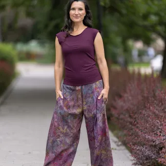 Kalhoty Spirit Mauve | PachaMama.cz