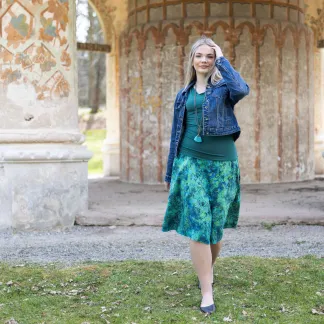 Sukně midi Karibik Mist | PachaMama.cz