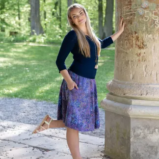 Sukně midi Violeta Queen | PachaMama.cz