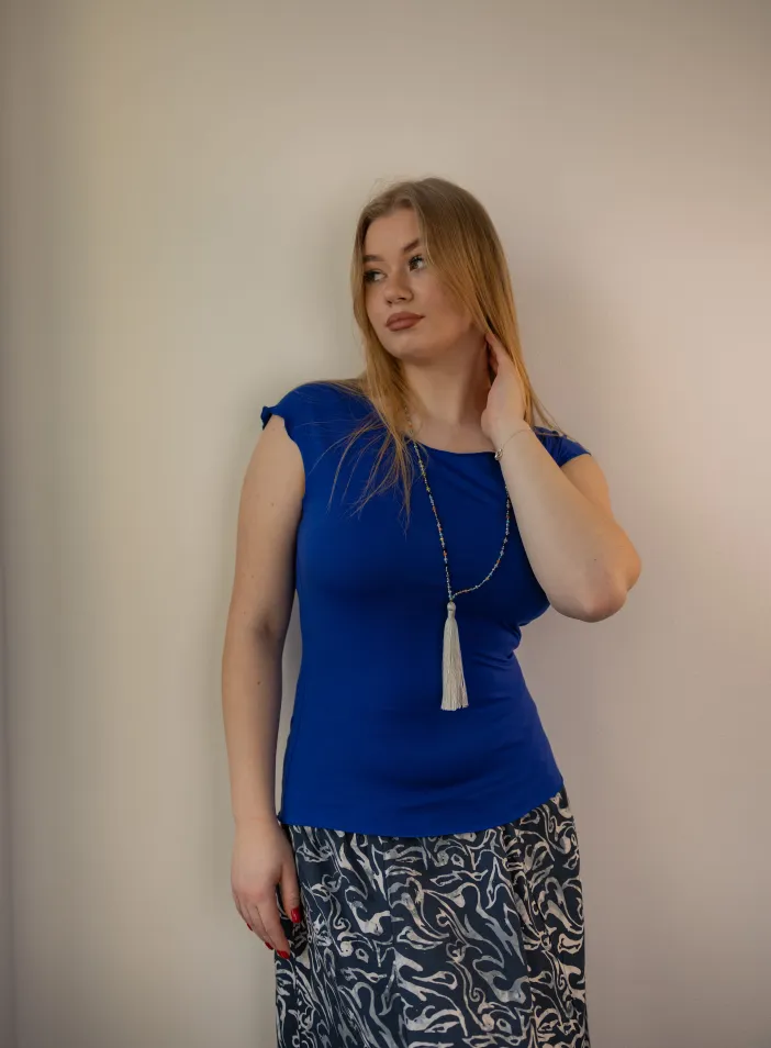 Triko Sunny "Deep blue" | PachaMama.cz