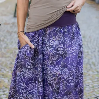 Sukně midi Plum Caroll Queen | PachaMama.cz