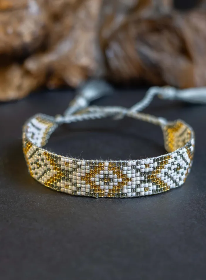 Luxusní náramek z japonských korálků miyuki | PachaMama.cz