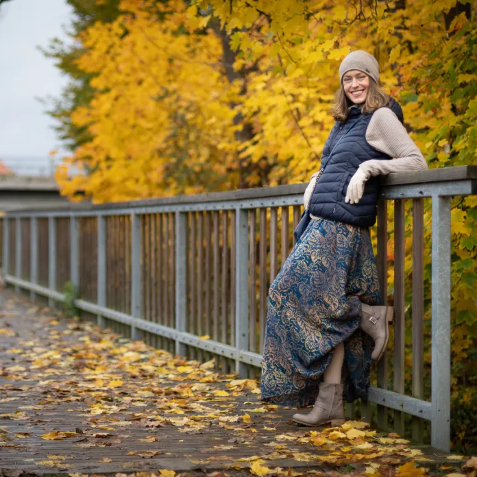 Jak sladit podzimní šatník s dlouhou sukní? | PachaMama.cz